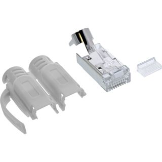 InLine Crimpstecker Cat.6A RJ45 geschirmt, mit Knickschutz und