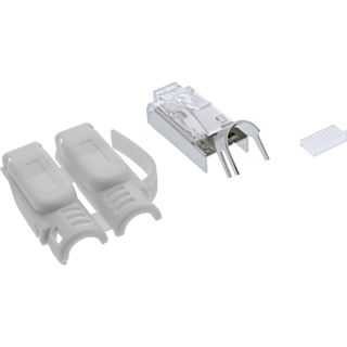 InLine Crimpstecker Cat.6A RJ45 geschirmt, mit Knickschutz und