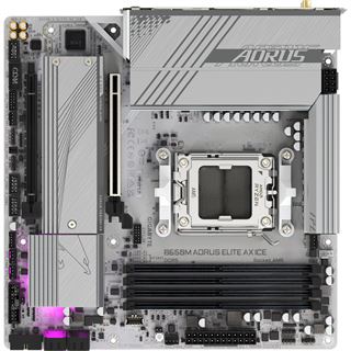 Gigabyte B650M AORUS Elite AX ICE AMD B650 So.AM5 DDR5 mATX Retail