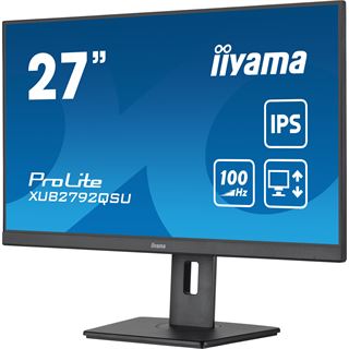 27" (68,58cm) iiyama ProLite XUB2792QSU-B6 schwarz 2560x1440
