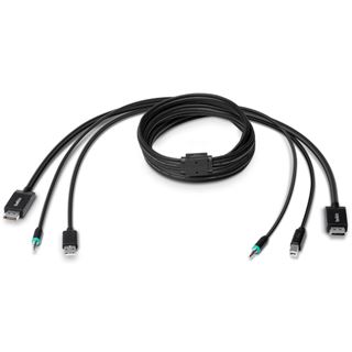 BELKIN DISPLAYPORT/USB/AUD SKVM CBL DP M/M USB A/B 6IN