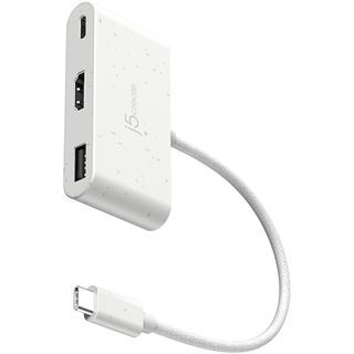 J5CREATE ECO-FRIENDLY USB-C TO HDMI USB TYPE-A WITH POWER DELIVERY