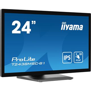 23,8" (60,47cm) iiyama ProLite T2438MSC-B1 schwarz 1920x1080