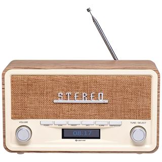 Denver DAB-18LW Digitalradio Holzoptik hell