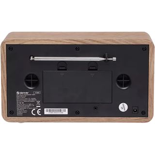 Denver DAB-18LW Digitalradio Holzoptik hell