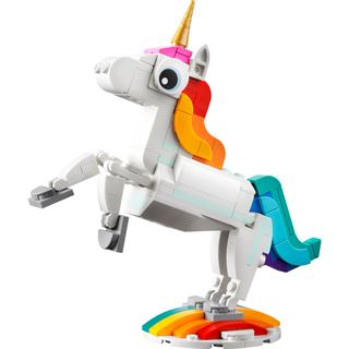 LEGO Creator 3in1 31140 Magisches Einhorn Spielzeug Tierfiguren-Set