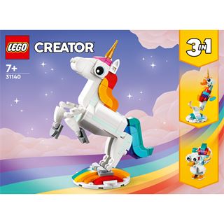 LEGO Creator 3in1 31140 Magisches Einhorn Spielzeug Tierfiguren-Set