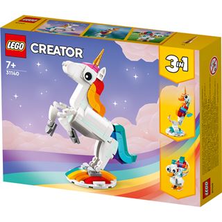 LEGO Creator 3in1 31140 Magisches Einhorn Spielzeug Tierfiguren-Set