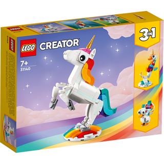 LEGO Creator 3in1 31140 Magisches Einhorn Spielzeug Tierfiguren-Set