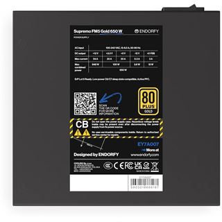 650 Watt Endorfy Supremo FM5 Modular 80+ Gold