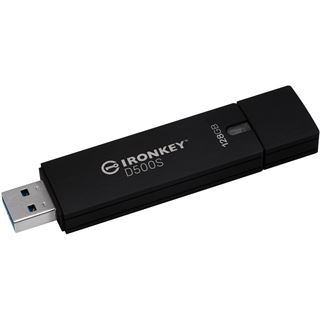 128GB Kingston IronKey D500S - USB-Flash-Laufwerk - TAA-konform