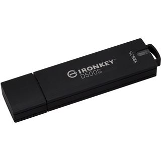 128GB Kingston IronKey D500S - USB-Flash-Laufwerk - TAA-konform