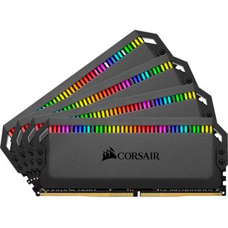 128GB Corsair Dominator Platinum RGB schwarz DDR4-3200 DIMM CL16 Quad