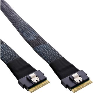 (€74,53*/1m) 0.75m InLine SAS Anschlusskabel SFF-8654 Stecker