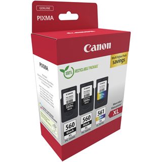 CANON 3712C009 2xPG560XL+CL561XL Pixma TS TR Tinte (3) blk-col HC w/o