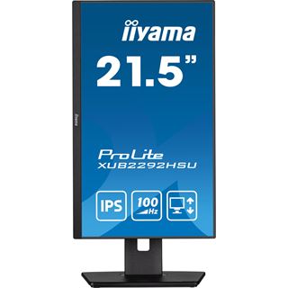 21,5" (54,61cm) iiyama ProLite XUB2292HSU-B6 schwarz 1920x1080