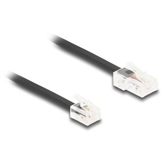 (&euro;4,90*/1m) 1.00m Delock Telefon Anschlusskabel RJ11 Stecker auf