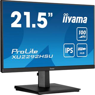 21,5" (54,61cm) iiyama ProLite XU2292HSU-B6 schwarz 1920x1080