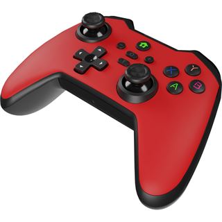 Genesis Gamepad MANGAN 400 kabellos rot/schwarz