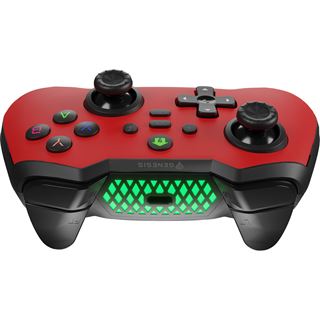 Genesis Gamepad MANGAN 400 kabellos rot/schwarz