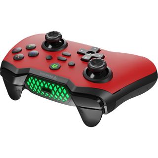 Genesis Gamepad MANGAN 400 kabellos rot/schwarz