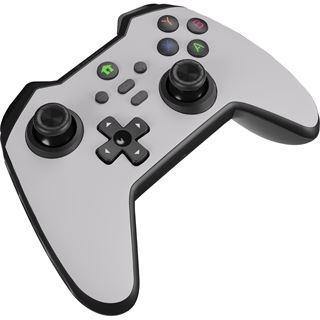 Genesis Gamepad MANGAN 400 kabellos wei&szlig;/schwarz