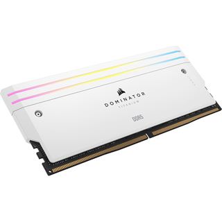 96GB Corsair Dominator Titanium RGB weiß DDR5-6600 DIMM CL32