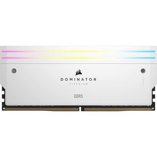 96GB Corsair Dominator Titanium RGB weiß DDR5-6600 DIMM CL32