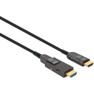 (&euro;3,80*/1m) 30.00m Manhattan LWL Anschlusskabel HDMI Typ A
