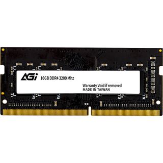 16GB (2x8GB) AGI Gear DDR4-RAM SO-DIMM PC3200 CL22