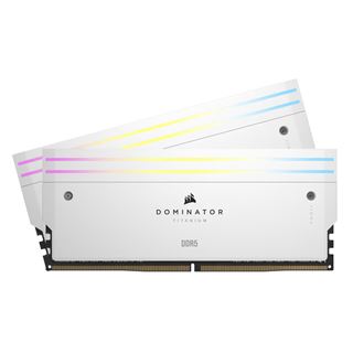 96GB Corsair Dominator Titanium RGB weiß DDR5-6400 DIMM CL32