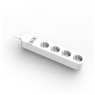 (&euro;18,33*/1m) 1.50m Gembird Steckdosenleiste Wei&szlig; 4