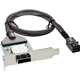 (€121,80*/1m) 0.50m InLine SAS Anschlusskabel SFF-8088 Buchse