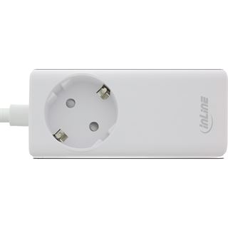 1.50m InLine USB Netzteil, 65W Ladegerät, 2x USB-C + 1x USB-A,