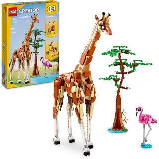 LEGO Creator 3in1 31150 Tiersafari, Set mit Löwe, Giraffe und