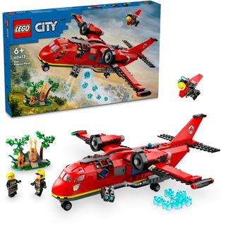 LEGO City 60413 L&ouml;schflugzeug Set, Feuerwehr-Flugzeug-Spielzeug