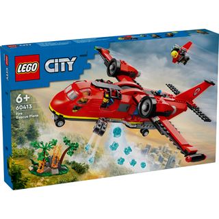 LEGO City 60413 L&ouml;schflugzeug Set, Feuerwehr-Flugzeug-Spielzeug