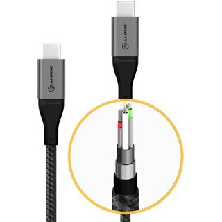 (€36,33*/1m) 0.30m Alogic USB-C Anschlusskabel USB C Stecker auf