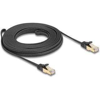 7.50m Delock Cat. 6a Netzwerkkabel Flachband Stecker auf Stecker