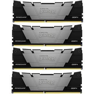 64GB Kingston FURY Renegade DDR4-3600 DIMM CL16 Quad Kit