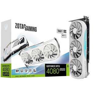 16GB ZOTAC GeForce RTX 4080 SUPER Trinity OC White Edition Aktiv PCIe