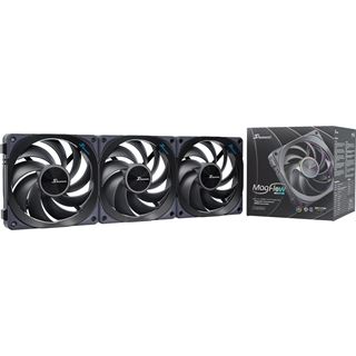 Seasonic MagFlow 1225 PWM ARGB, 3er-Pack 124.2x120.4x26.6mm 600-2000