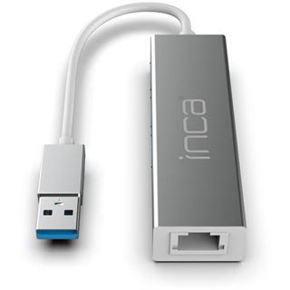 cian technology INCA Adapter IUSB-03T Typ-A > 3xUSB-A, 1xRJ45,