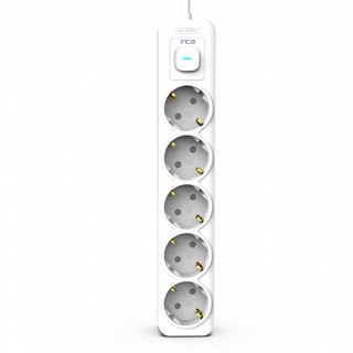 (€7,96*/1m) 1.50m Cian Technology Steckdosenleiste Weiß 5