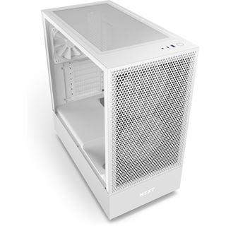 NZXT H5 Flow RGB Midi Tower ohne Netzteil weiss (Retourenware)