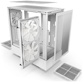 NZXT H5 Flow RGB Midi Tower ohne Netzteil weiss (Retourenware)