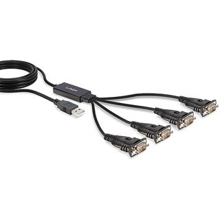 Lindy USB auf 4 Port Seriell Konverter