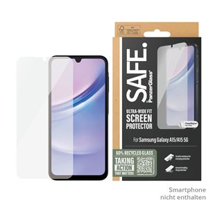 PanzerGlass SAFE. SP Galaxy A15/A15 5G UWF m. Applikator