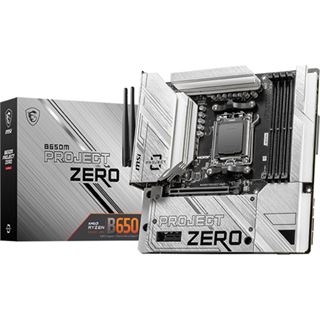 MSI Project Zero AMD B650 So.AM5 DDR5 mATX Retail