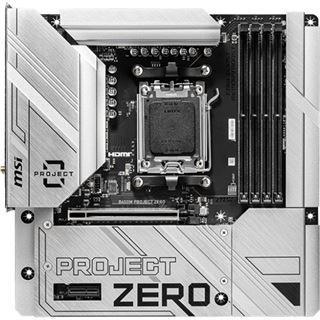 MSI Project Zero AMD B650 So.AM5 DDR5 mATX Retail